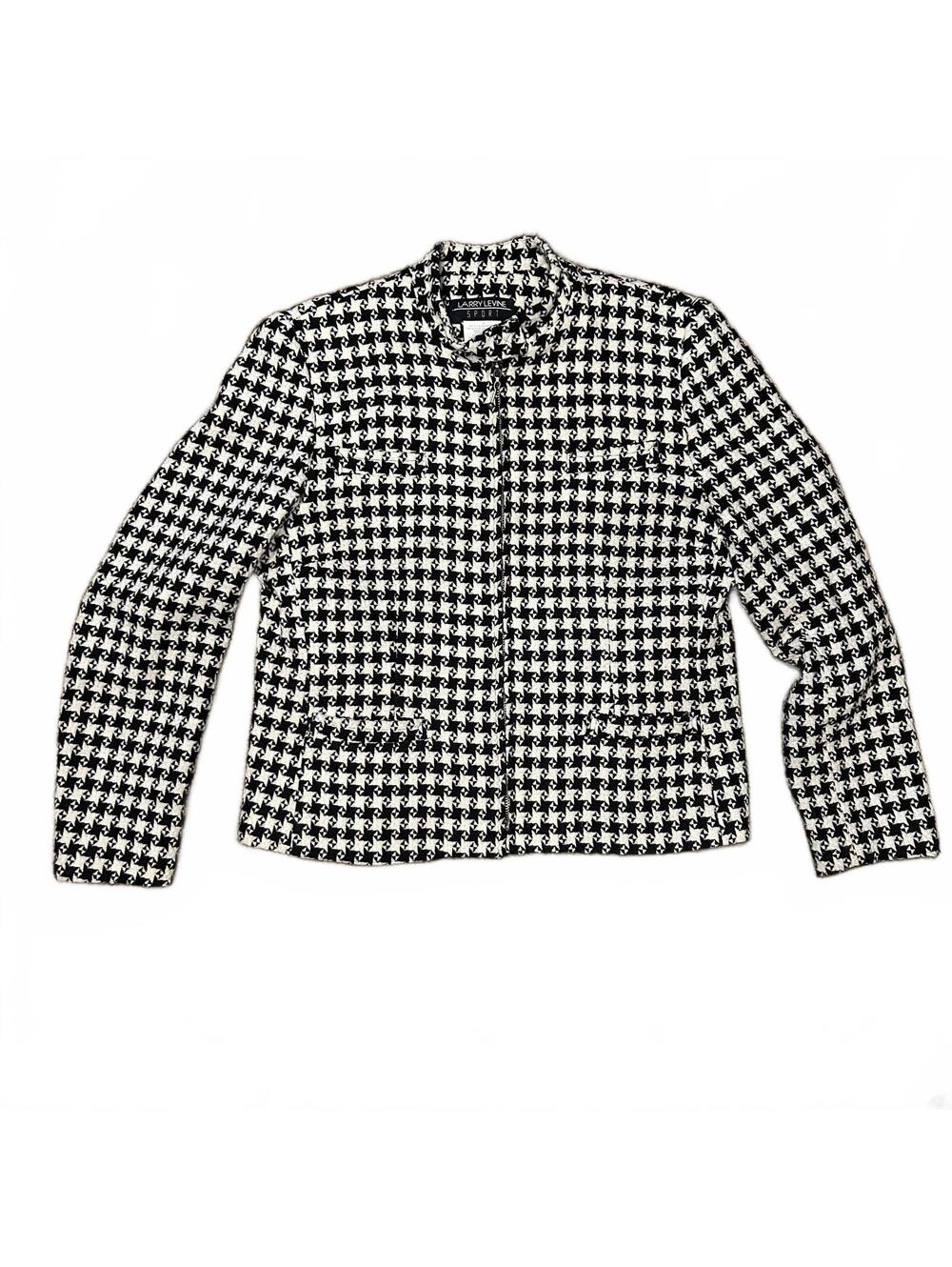 VTG Larry Levine Blazer Houndstooth size 10/12
